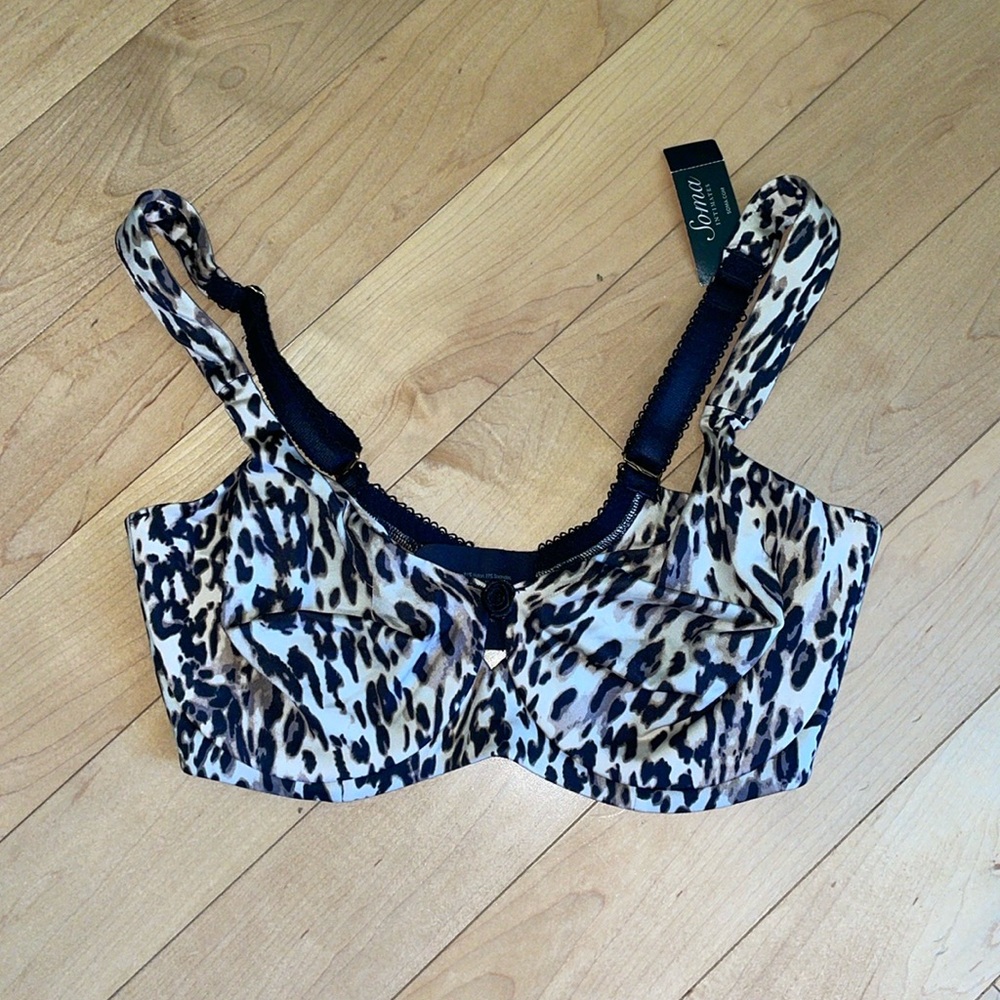 Soma Leopard Print Bra